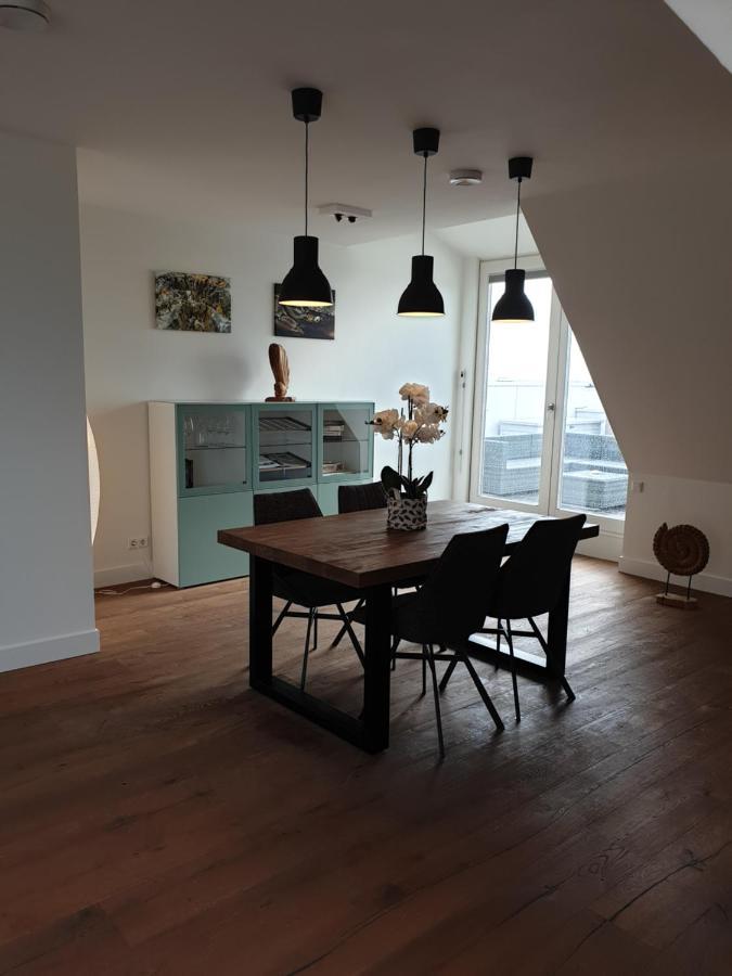 Penthouse Windkracht 10 Aan Het Strand Van Cadzand Eksteriør billede
