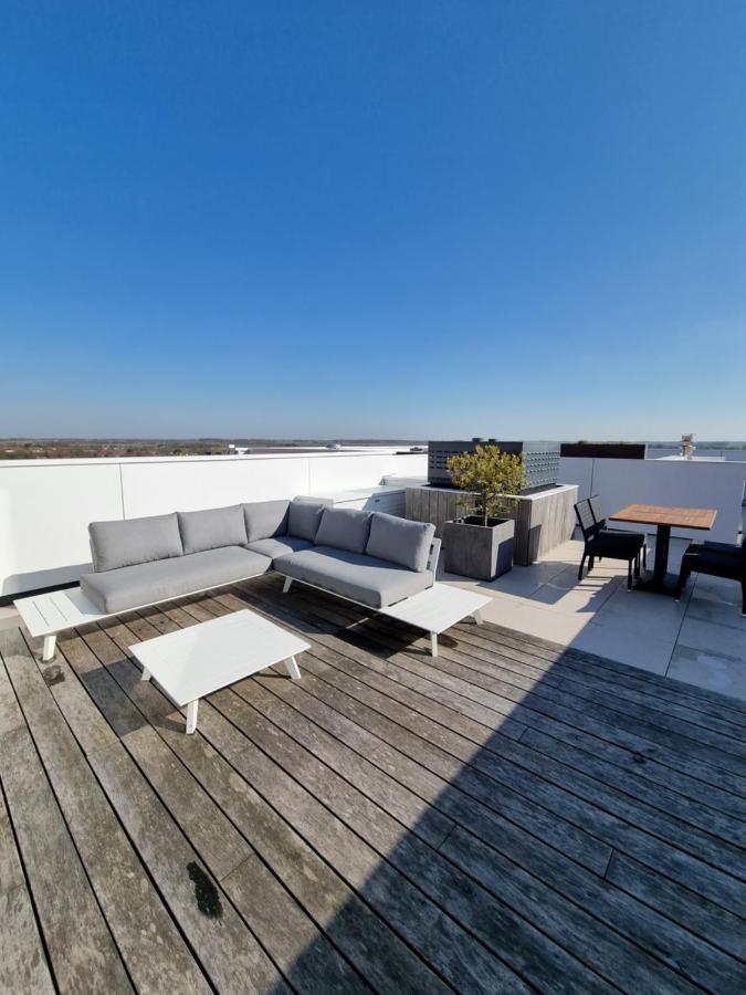 Penthouse Windkracht 10 Aan Het Strand Van Cadzand Eksteriør billede