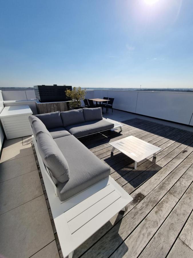 Penthouse Windkracht 10 Aan Het Strand Van Cadzand Eksteriør billede
