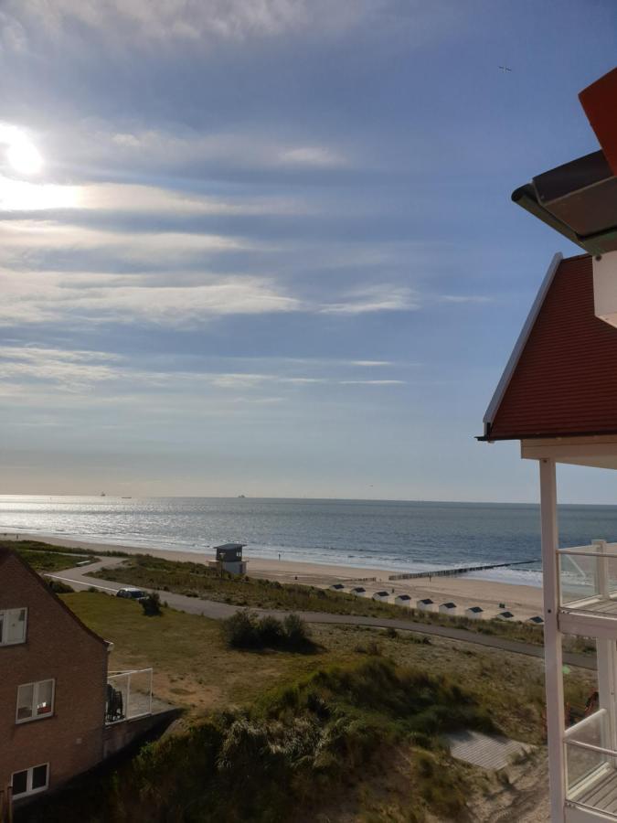 Penthouse Windkracht 10 Aan Het Strand Van Cadzand Eksteriør billede